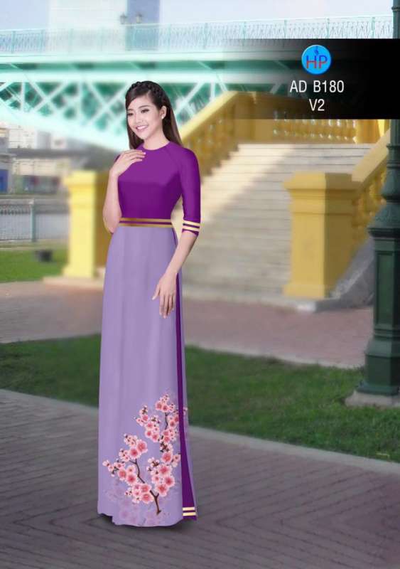 Vải áo dài hoa tà dưới Vải áo dài hoa tà dưới