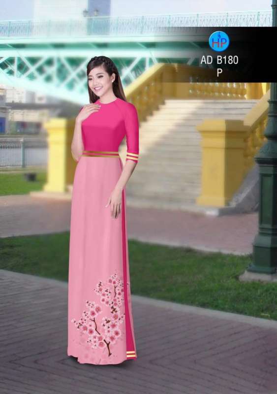 Vải áo dài hoa tà dưới Vải áo dài hoa tà dưới