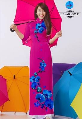 Vải áo dài Lụa hoa 3D-DT 284