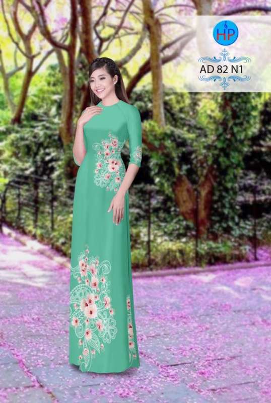 Vải áo dài hoa văn