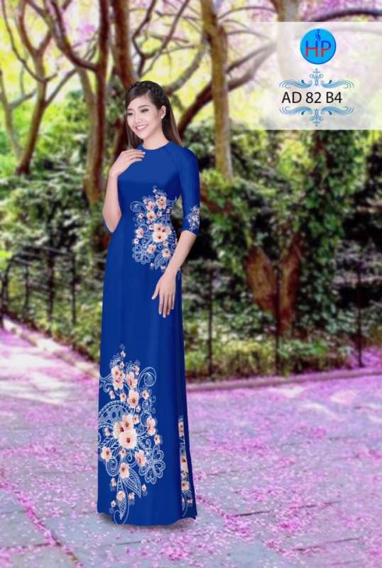Vải áo dài hoa văn