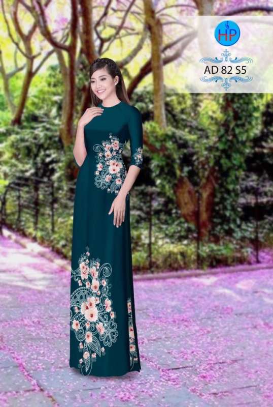 Vải áo dài hoa văn