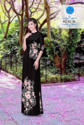 Vải áo dài hoa văn-DT 2841