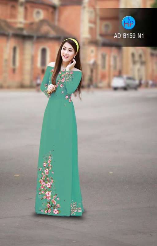 Vải áo dài hoa dây