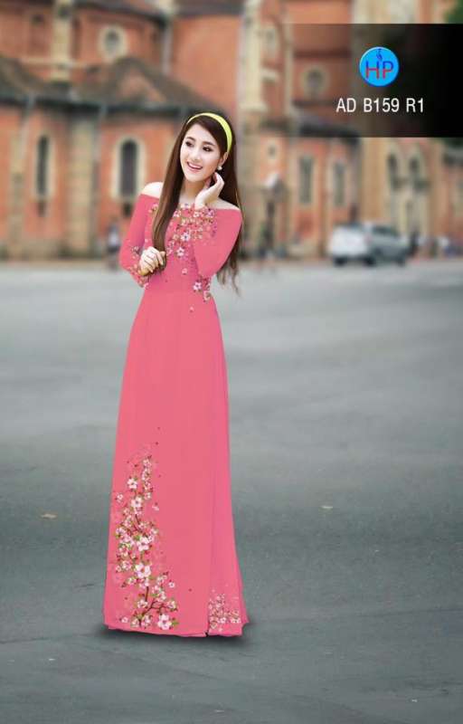 Vải áo dài hoa dây