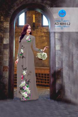 Vải áo dài hoa chùm-DT 2847