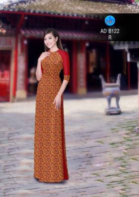 Vải áo dài hoa nhỏ toàn thân-DT 2850