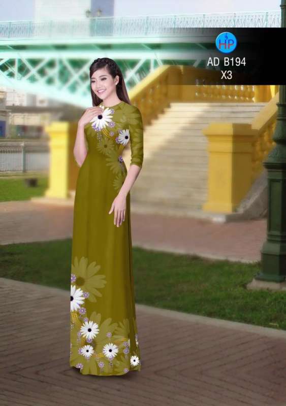 Vải áo dài hoa mờ