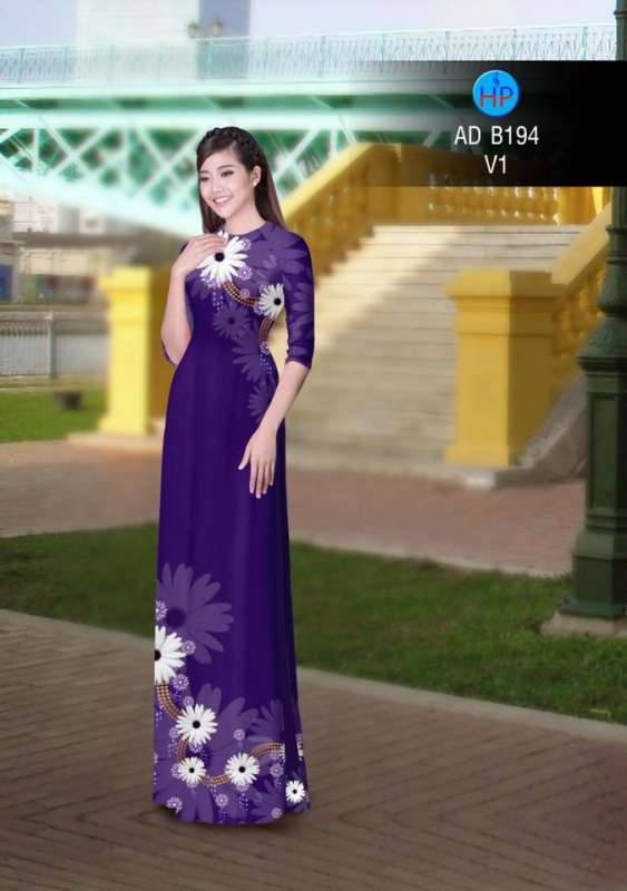 Vải áo dài hoa mờ