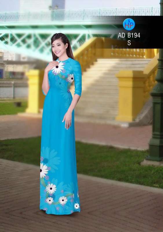 Vải áo dài hoa mờ