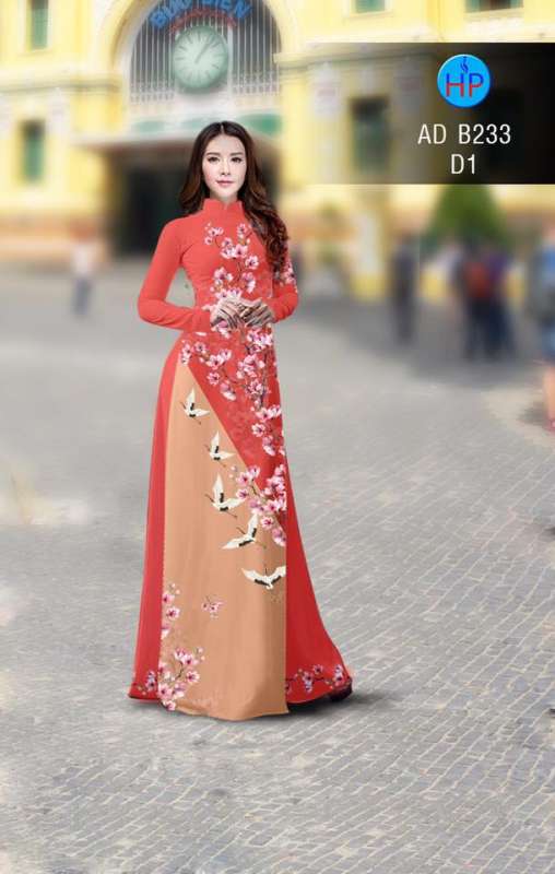 Vải áo dài hoa nhỏ