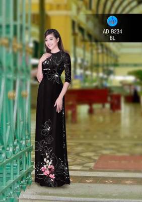 Vải áo dài hoa mờ-DT 2860