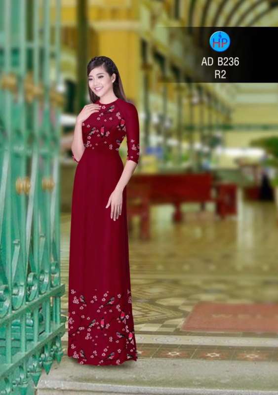 Vải áo dài chim cảnh