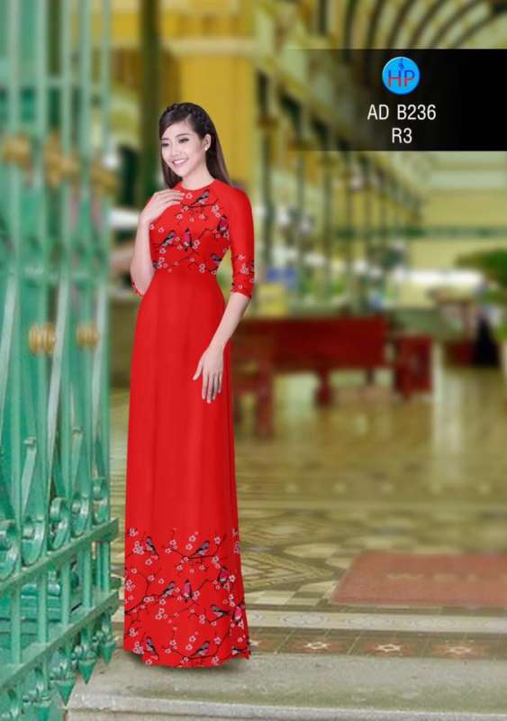 Vải áo dài chim cảnh
