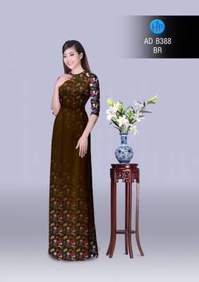 Vải áo dài hoa nhí-DT 2868