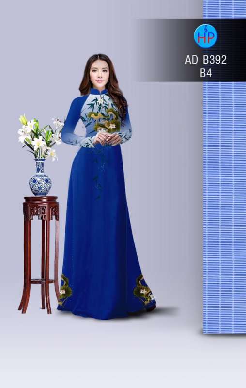 Vải áo dài hoa Sen