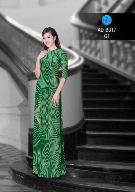 Vải áo dài họa tiết vằn vện