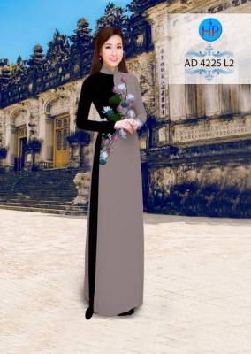 Vải áo dài hoa Sen-DT 2878