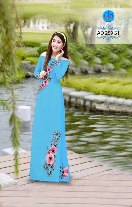 Vải áo dài hoa dây trên dưới Vải áo dài hoa dây trên dưới