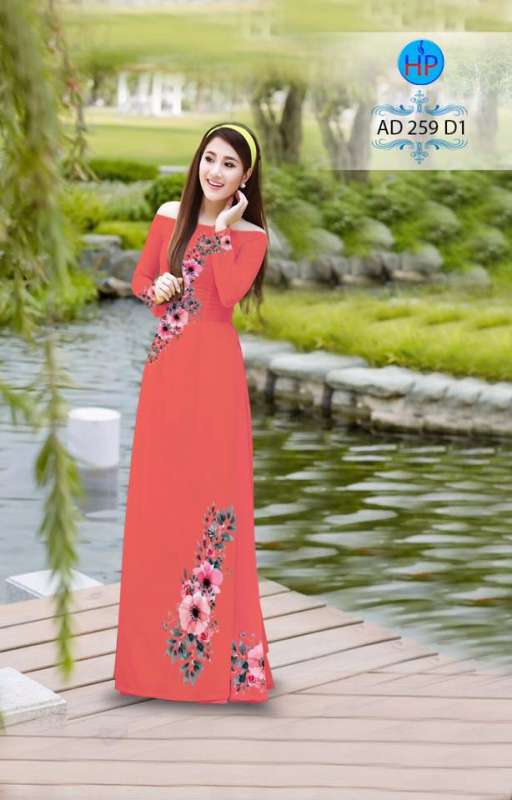 Vải áo dài hoa dây trên dưới Vải áo dài hoa dây trên dưới