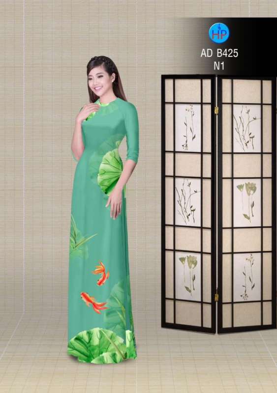 Vải áo dài cá nước