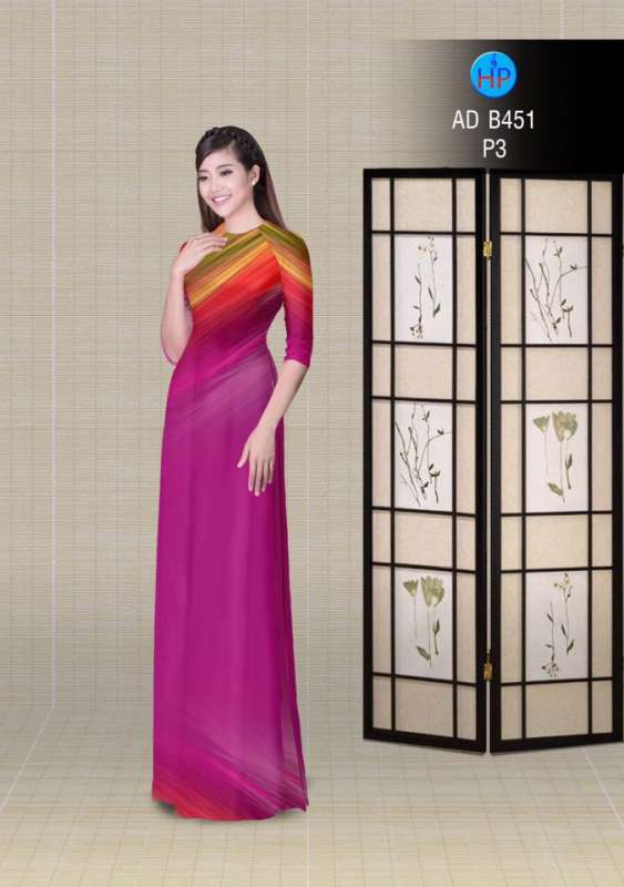 Vải áo dài lập thể