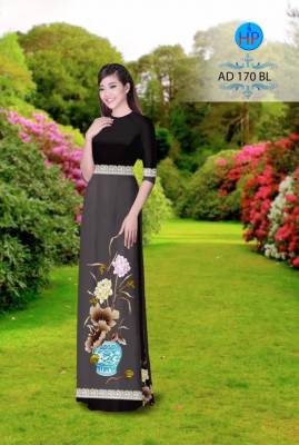 Vải áo dài hoa Sen-DT 2908