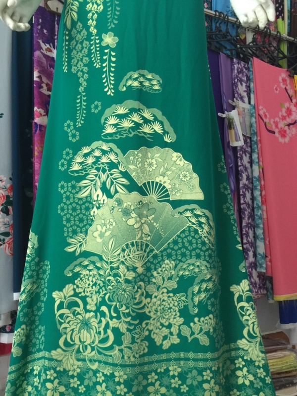 Gấm thêu Thái Tuấn phong cảnh