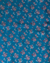 Gấm thêu phối tay trơn