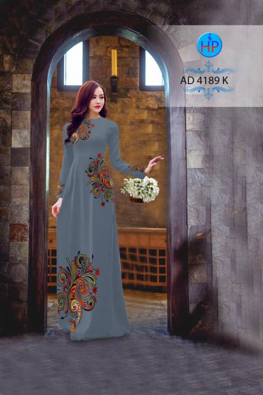 Vải áo dài hoa văn