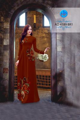 Vải áo dài hoa văn-DT 2965