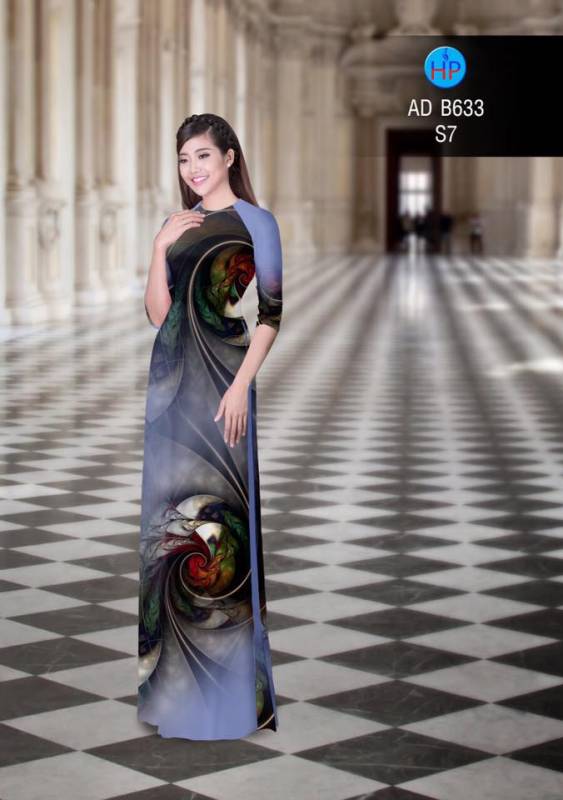 Vải áo dài lập thể