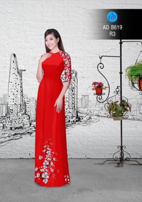 Vải áo dài hoa dây-DT 2975