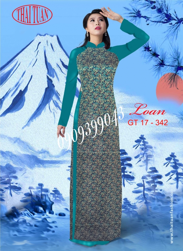 Vải áo dài Gấm dệt Thái Tuấn