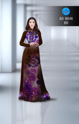 Vải áo dài hoa chìm 3D-DT 3005