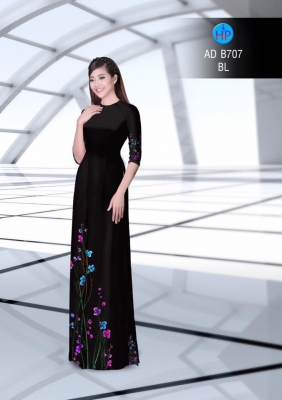 Vải áo dài hoa dây-DT 3009