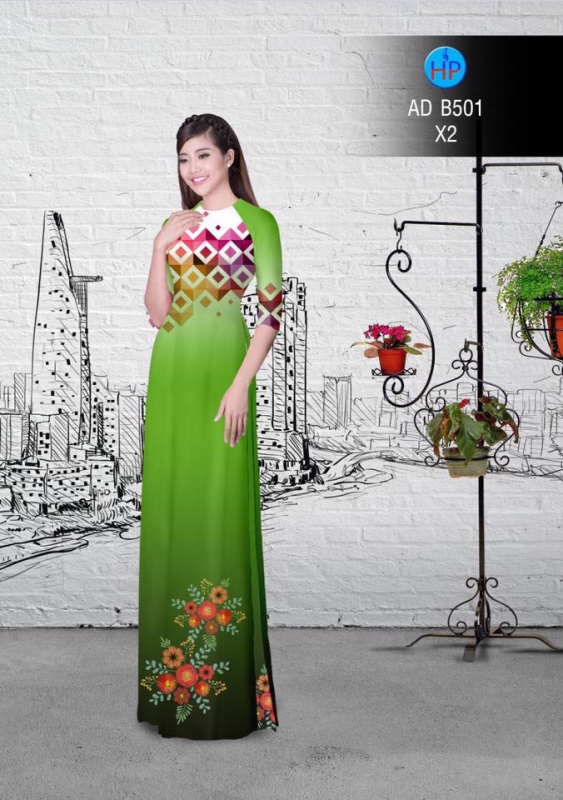 Vải áo dài hoa văn và hoa Vải áo dài hoa văn và hoa