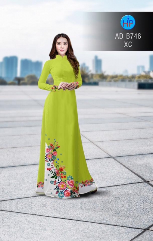 Vải áo dài hoa dây xéo Vải áo dài hoa dây xéo