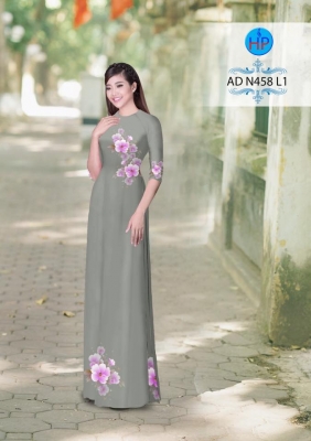 Vải áo dài hoa chìm 3D-DT 3041