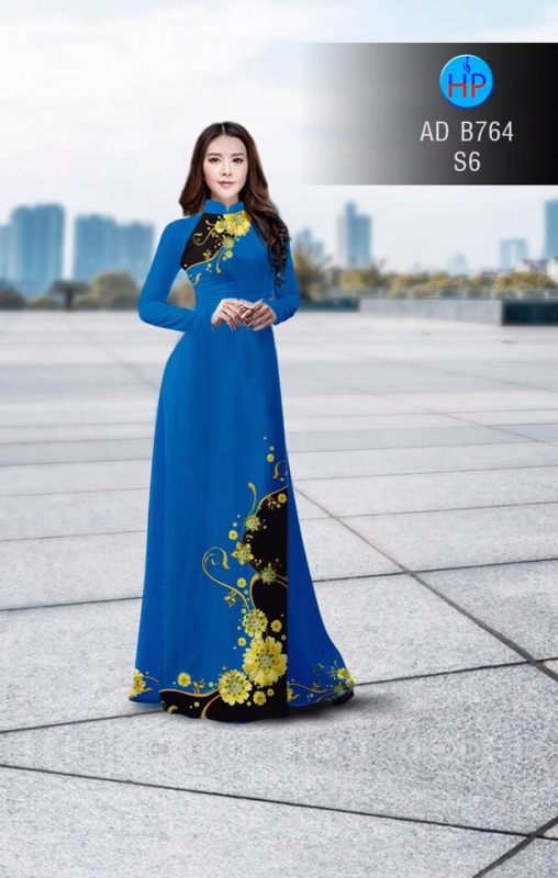 Vải áo dài hoa văn dọc