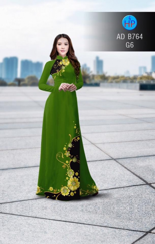 Vải áo dài hoa văn dọc