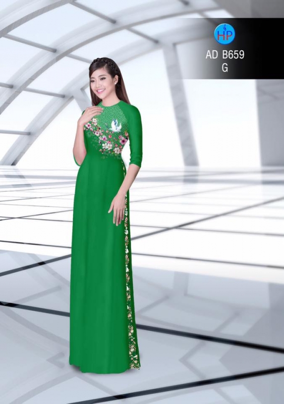 Vải áo dài hoa nhỏ thân trên Vải áo dài hoa nhỏ thân trên