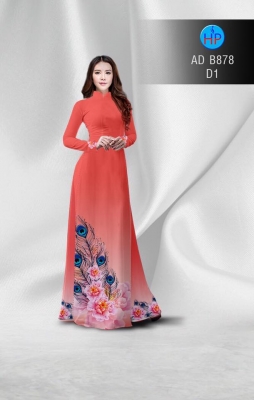 Vải áo dài lông Công-DT 3076