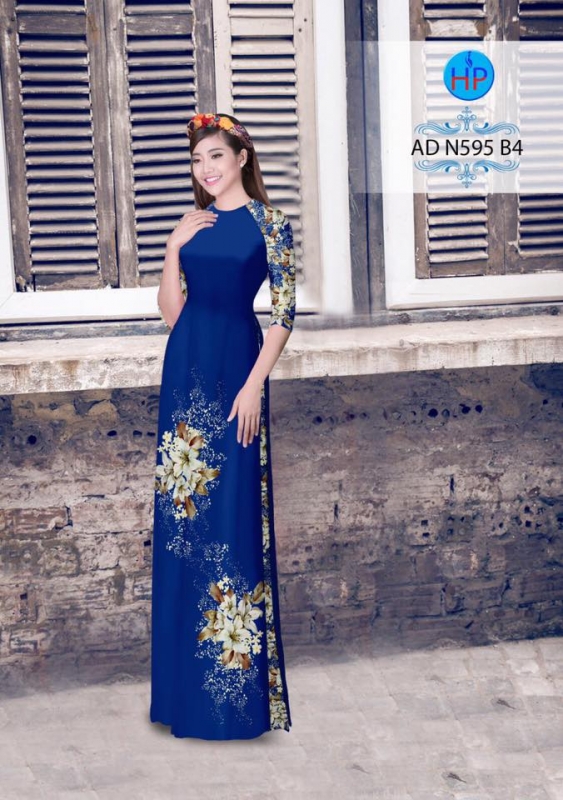 Vải áo dài hoa Sứ