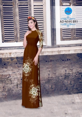 Vải áo dài hoa Sứ-DT 3166