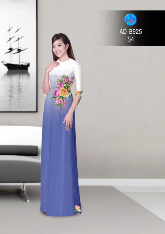 Vải áo dài hoa eo Vải áo dài hoa eo