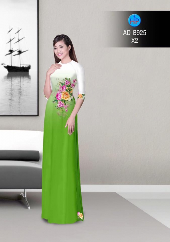 Vải áo dài hoa eo Vải áo dài hoa eo