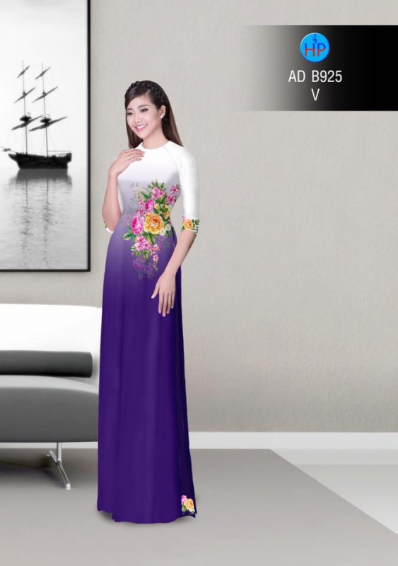 Vải áo dài hoa eo Vải áo dài hoa eo