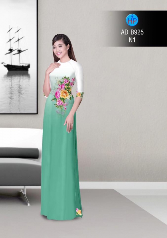 Vải áo dài hoa eo Vải áo dài hoa eo