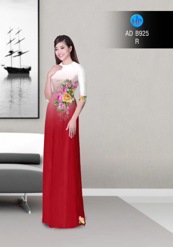Vải áo dài hoa eo Vải áo dài hoa eo